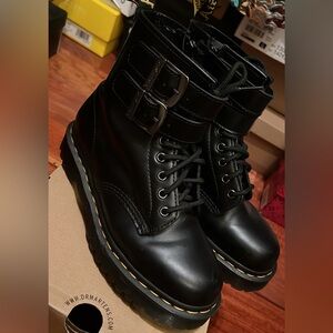 Dr. Martens 1460 Alt black boots in a size 8.